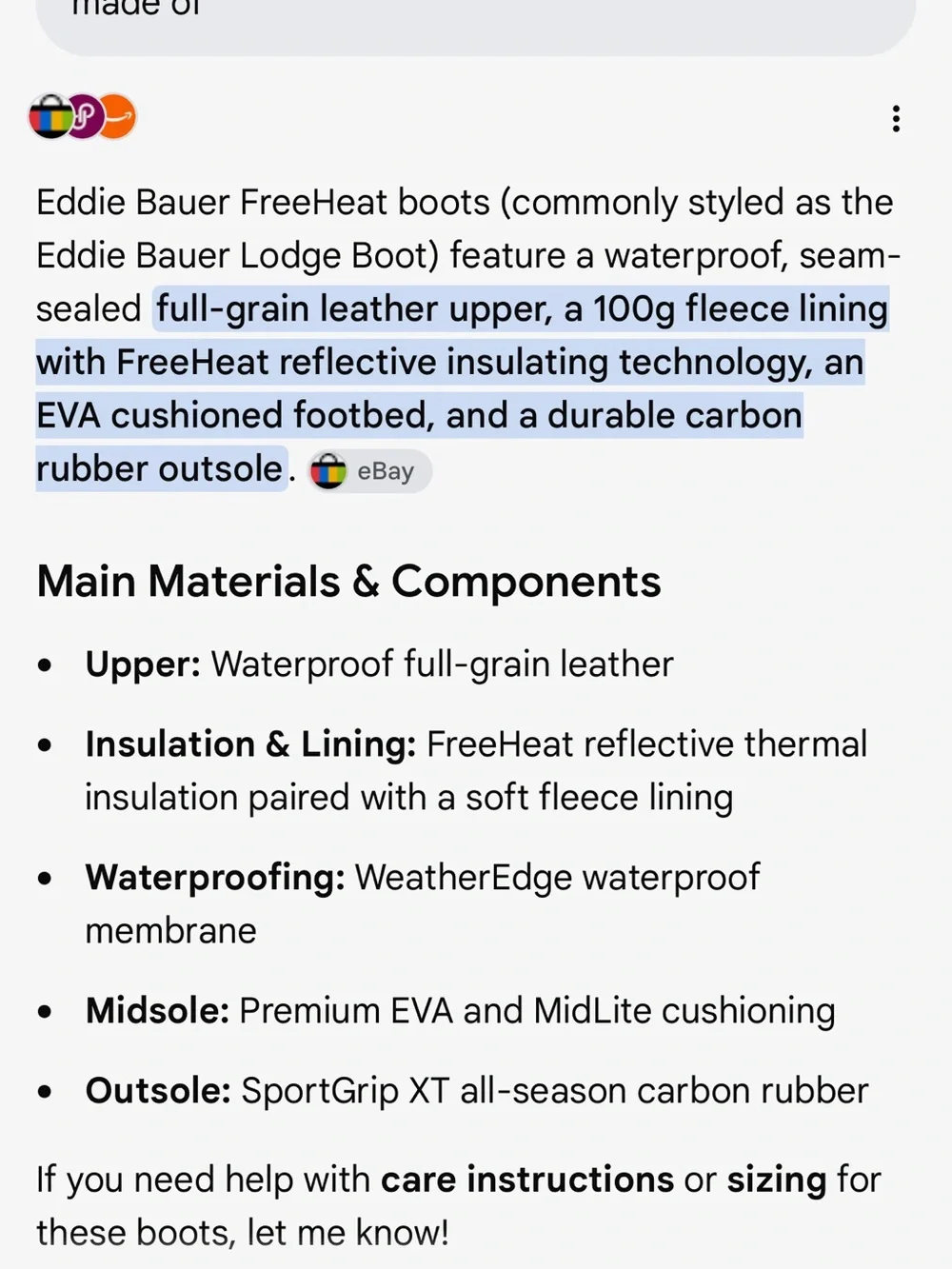 Eddie Bauer Black Tall Winter Rain Boots with Calf Buckle